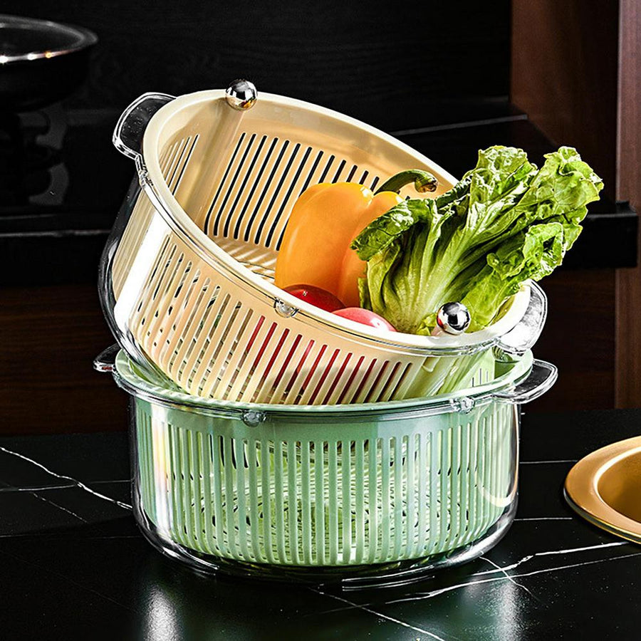 Manual Spin Vegetable Drainer Basket - Image 6