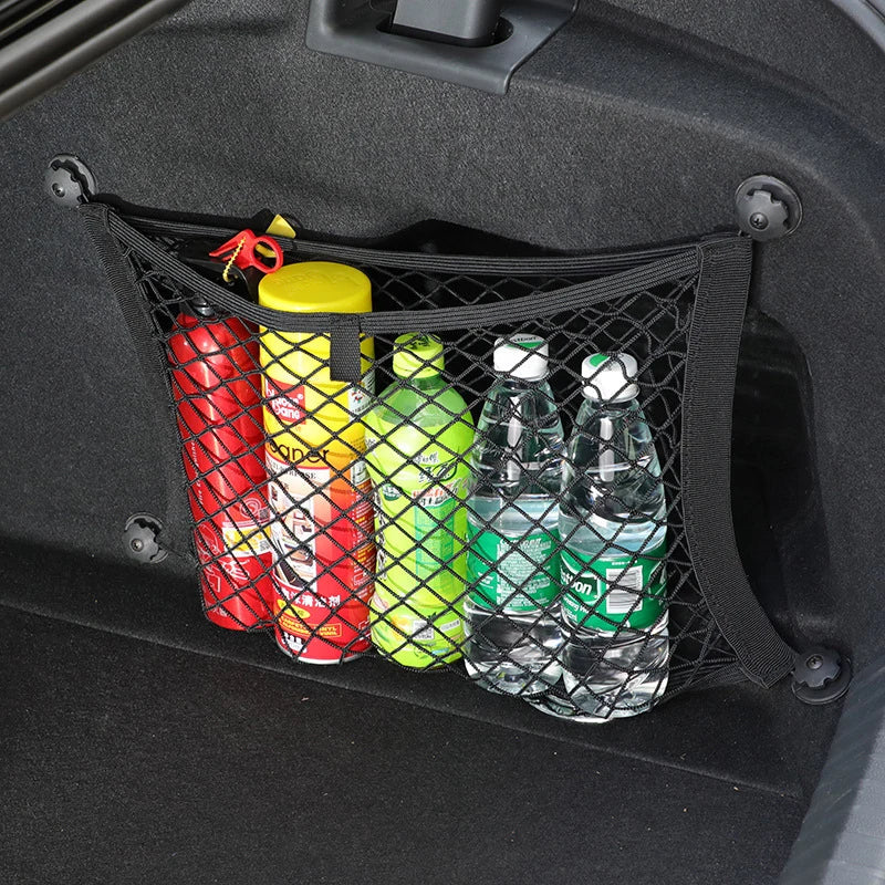 Stretchable Mesh Cargo Net Car Storage Organizer Pocket - Image 3