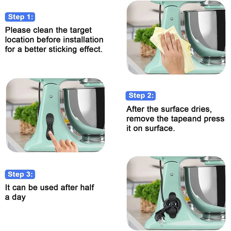 4Pcs Cable Organizer Cord Winder - Image 8