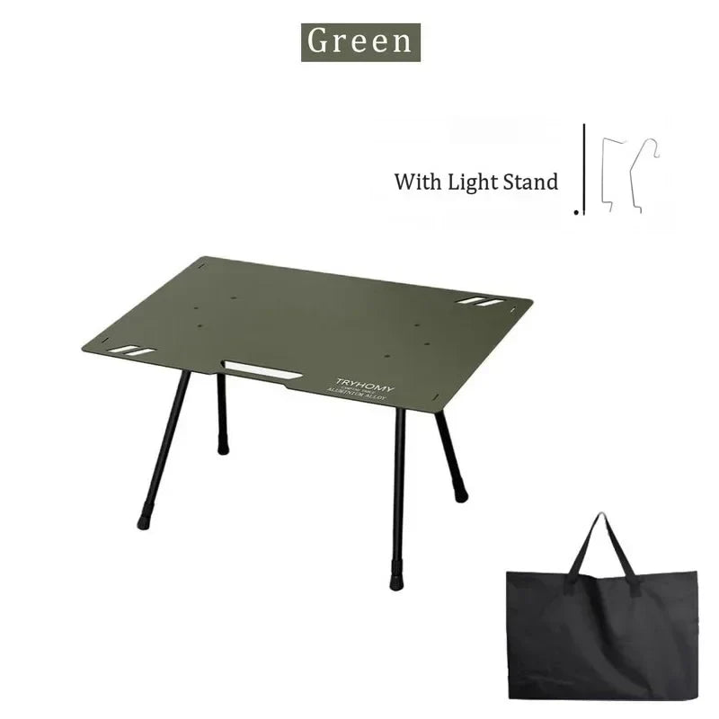 Lightweight Outdoor Tactical Aluminum Camping Table - Image 6