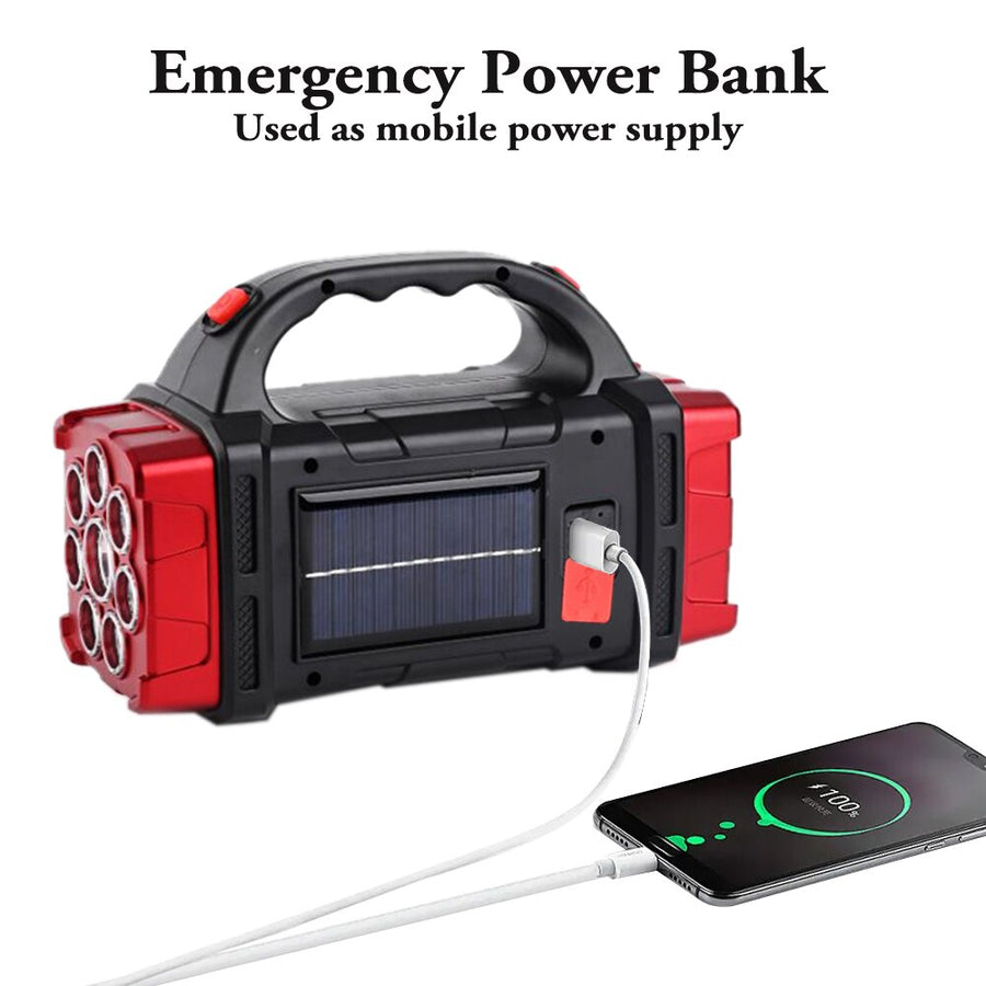 Solar Blast Powerful Power Bank LED Flashlight - Image 4
