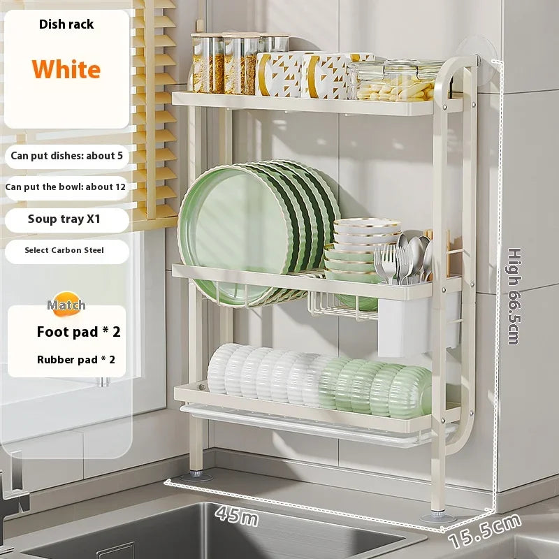 Shelf Sleek Space-Saving Multi-Tier Kitchen Storage Rack - Image 5