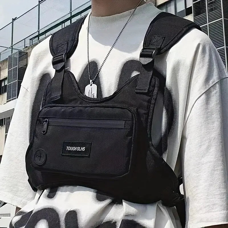 Adjustable Strap Ergonomic Chest Bag - Image 0
