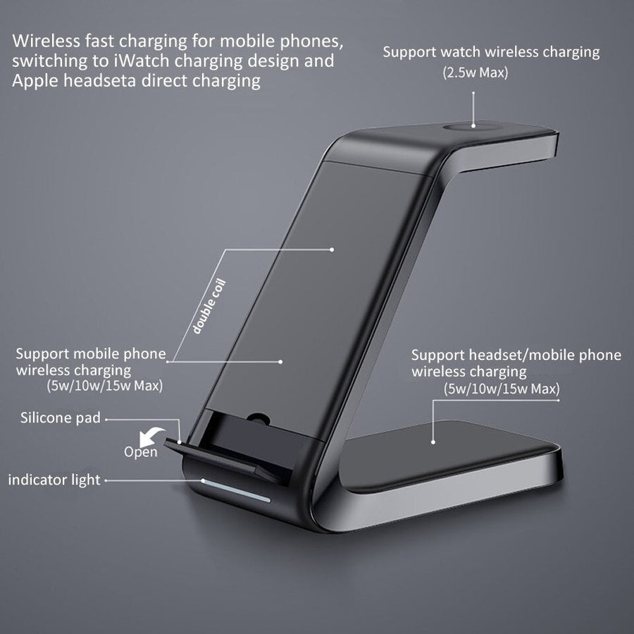 3in1 Magnetic Wireless Charger Stand - Image 4