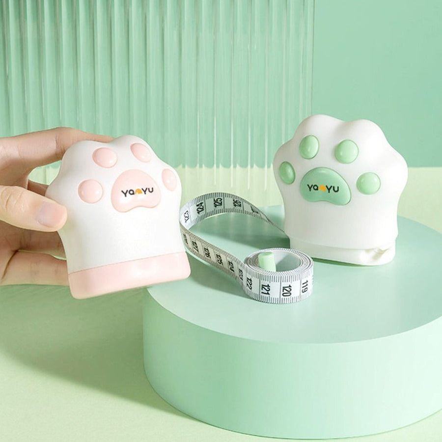 Cat Paw Double Scale Automatic Shrinking Tape Measure - Image 3