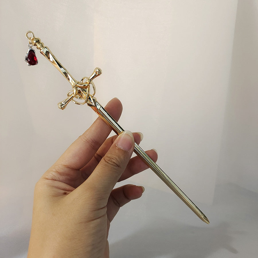 Royal Knight Sword Hairpin - Image 8