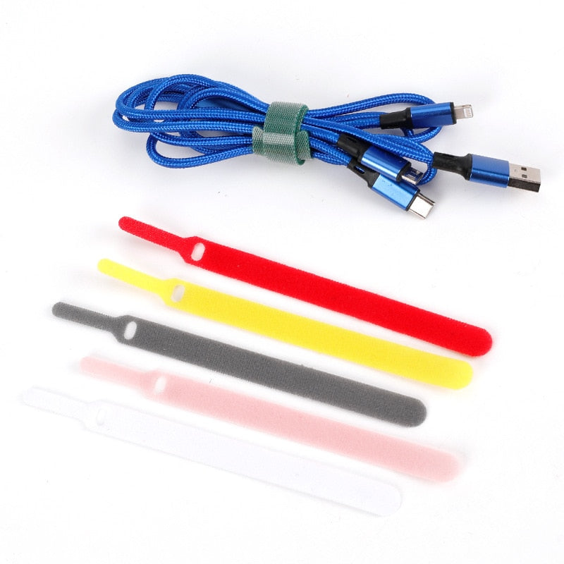 Multicolor Separable Cable Organizer Ties - Image 3