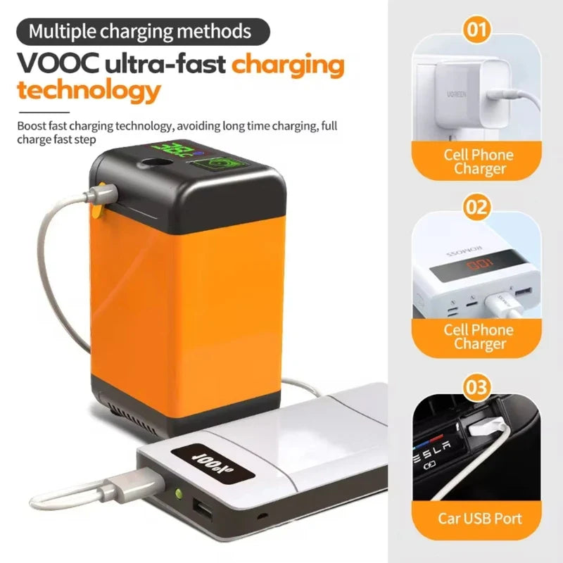 Go Travel Portable Rechargeable USB Outdoor Shower Pump - Image 1