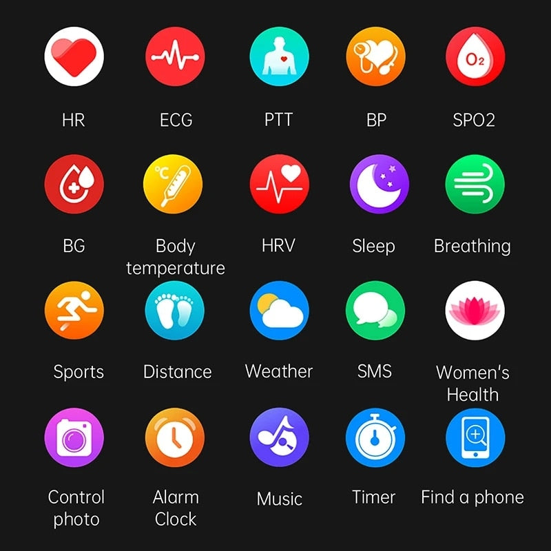 Wellness Tracker Heart Rate Monitor Smart Watch - Image 3