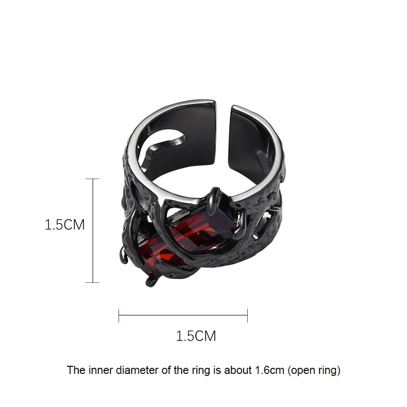 Midnight Majesty Zircon Ring - Image 5