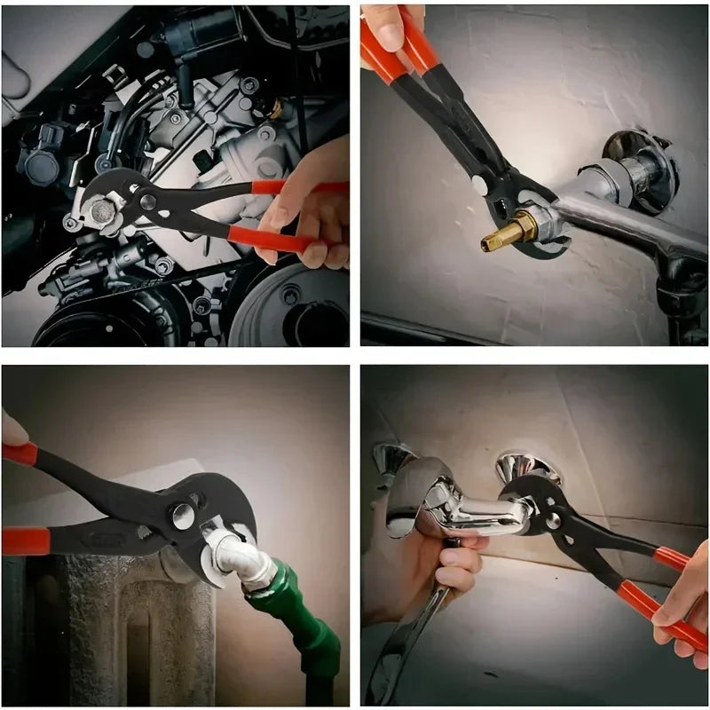 Easy Adjustable V-Jaw Tongue Water Pump Plier - Image 1