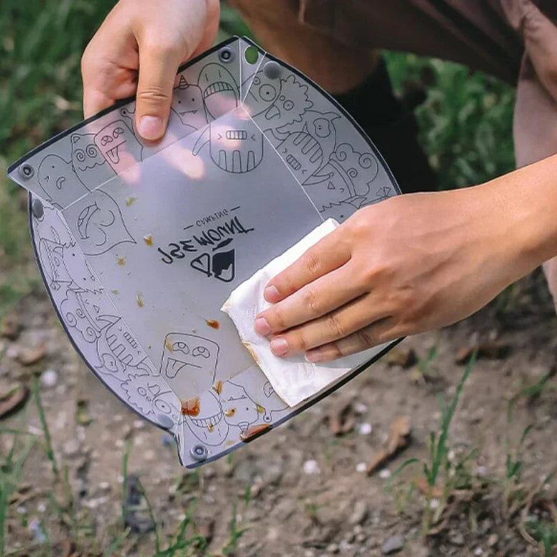 Collapsible Travel Picnic Camping Dish Set - Image 7