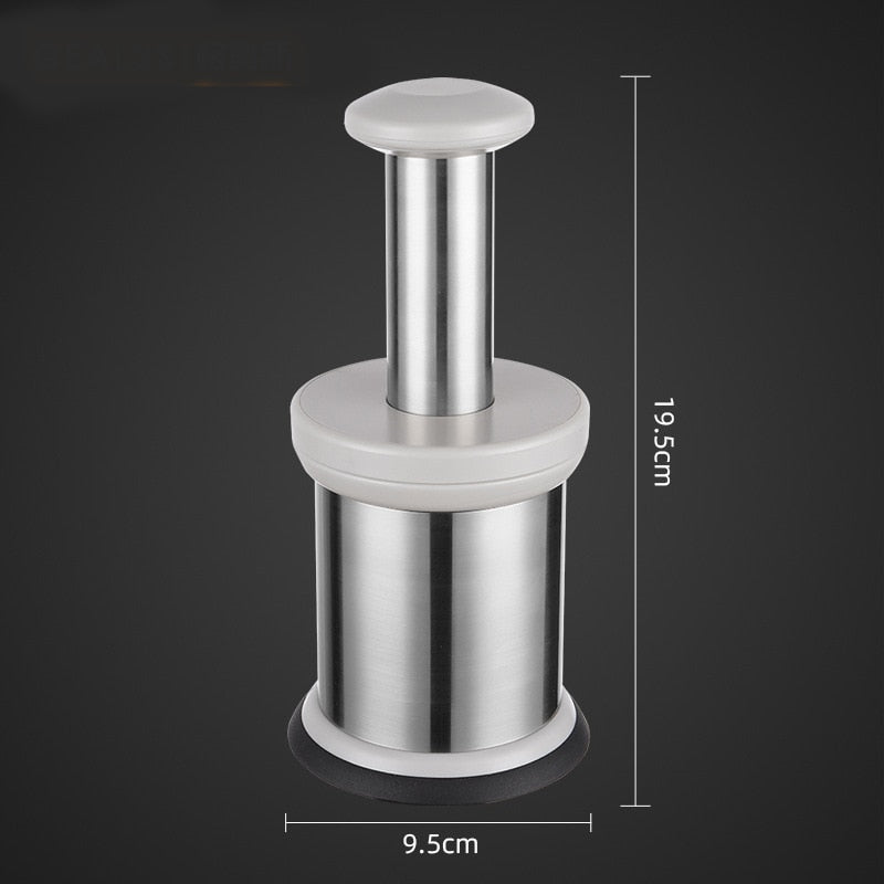 Easy Food Stainless Steel Garlic Grinder - Image 1