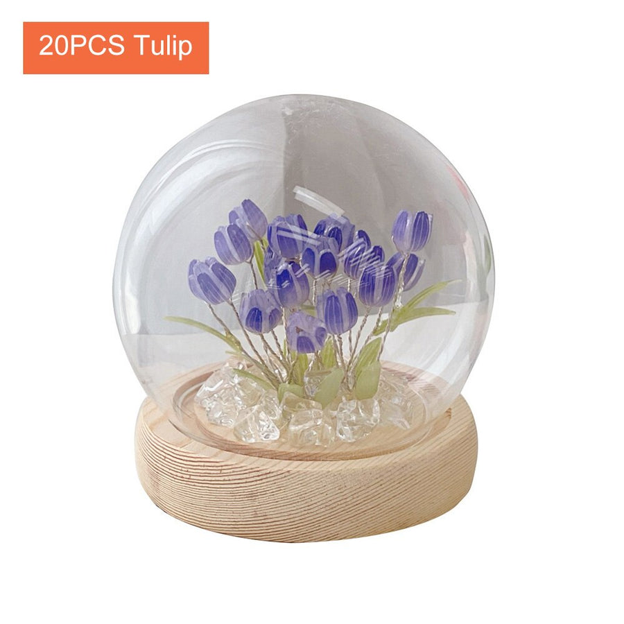 Shiny Tulip Handmade Night Lamp - Image 9
