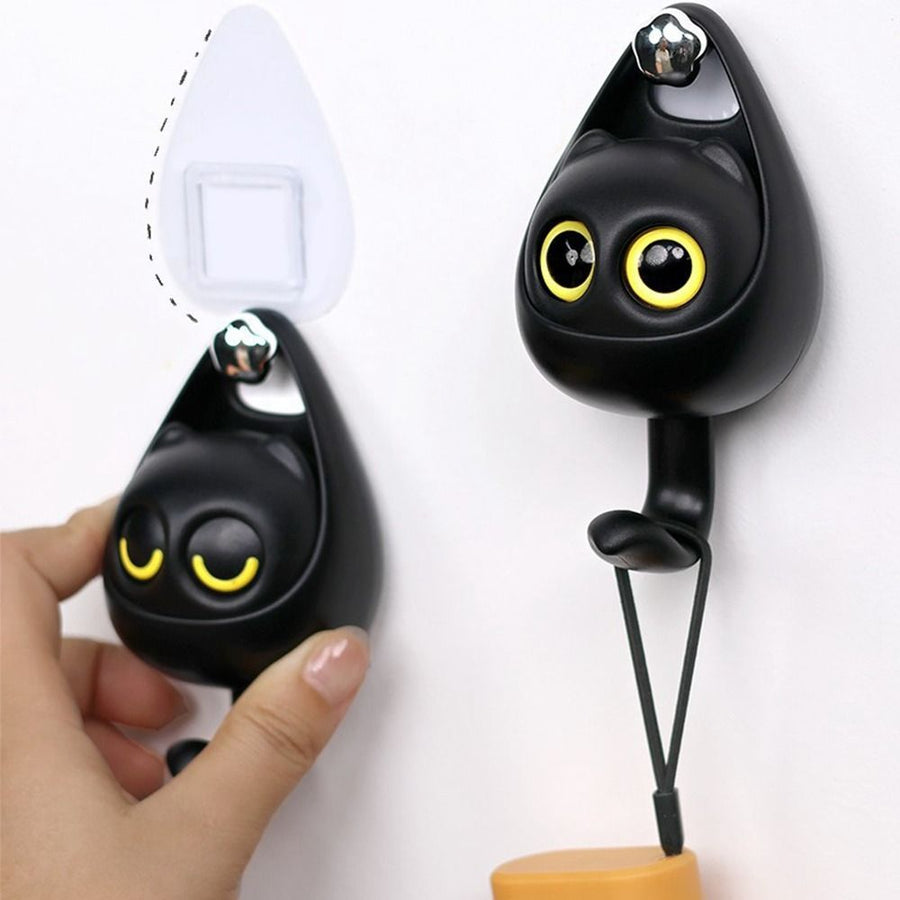 Cute Cat Punch Free Key Holder Hook - Image 4