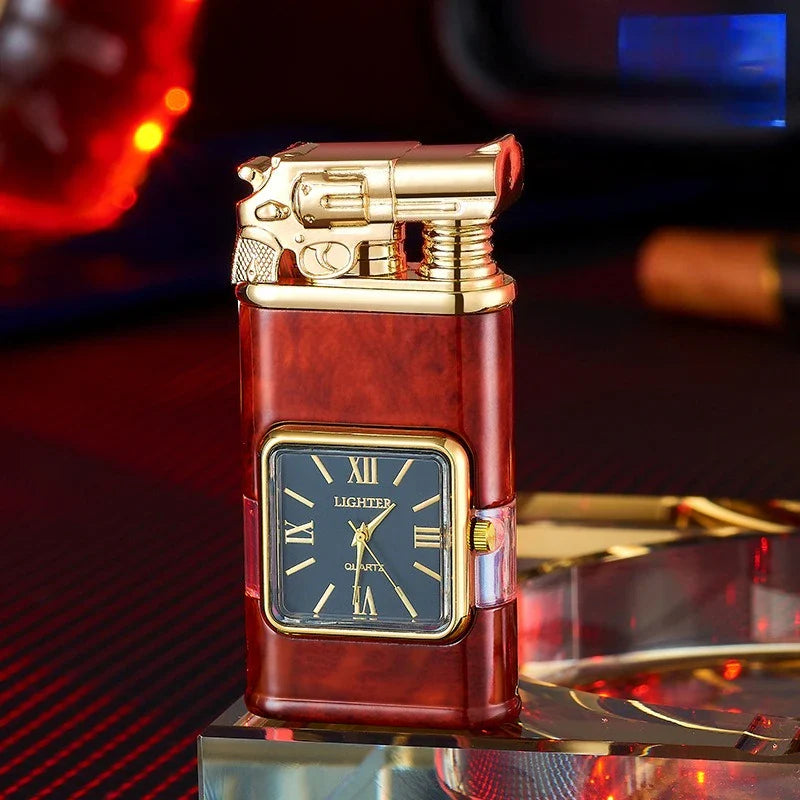 Twin Jets Quartz Dial Dual Flame Metal Lighter - Image 5