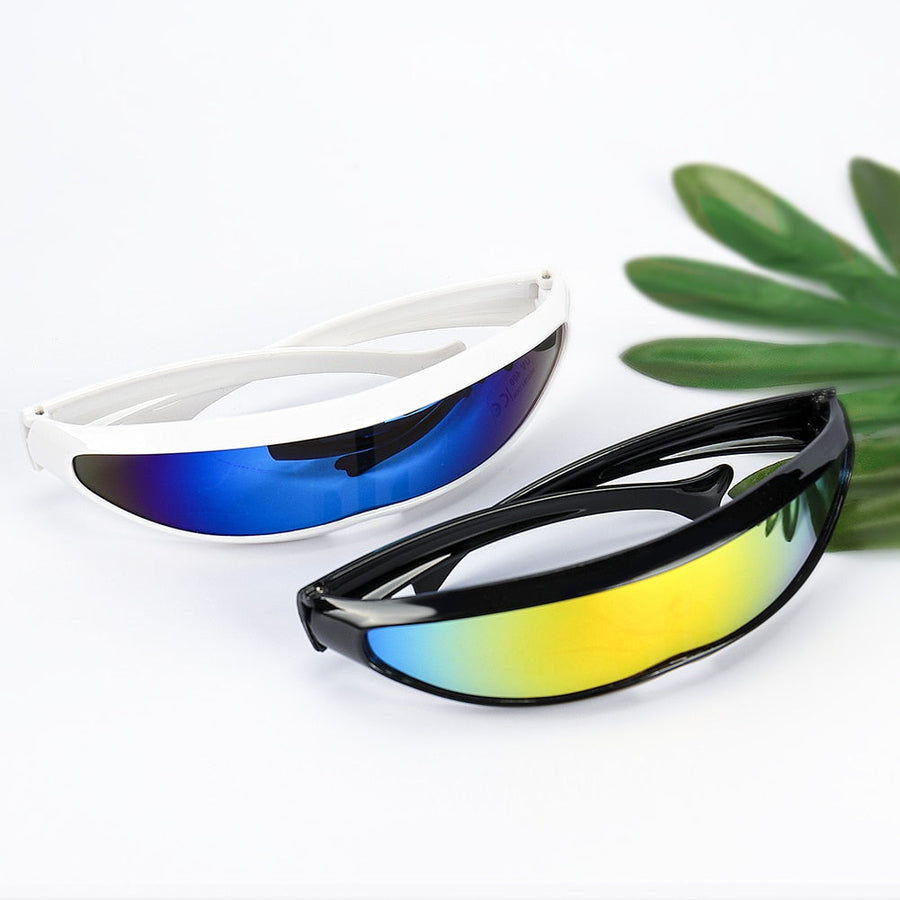 Futuristic Cyborg Cosplay Sunglasses - Image 3