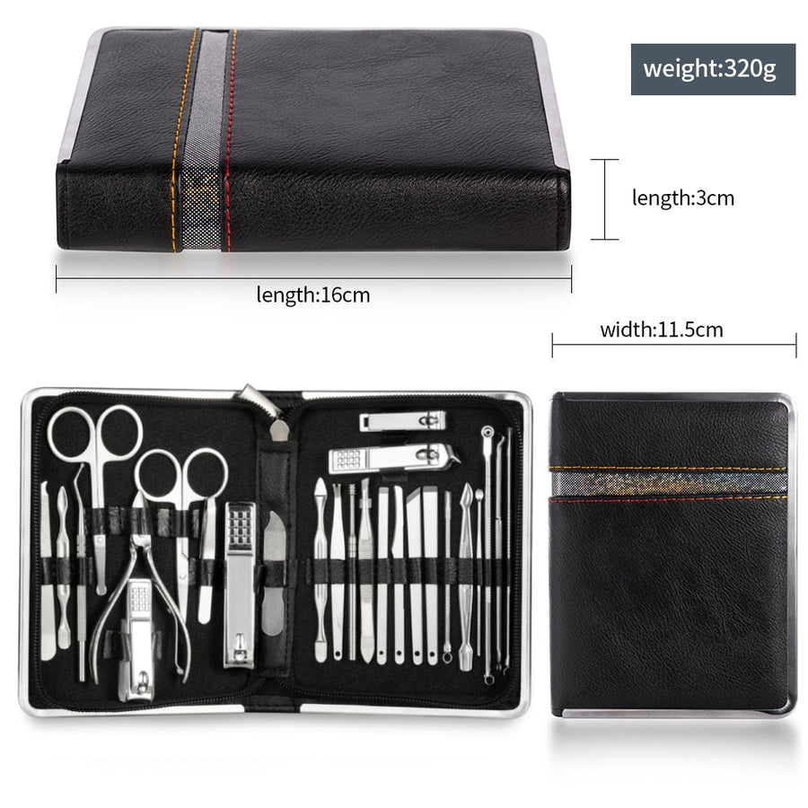 Easy Carry All-in-One Stainless Steel Manicure Set - Image 3
