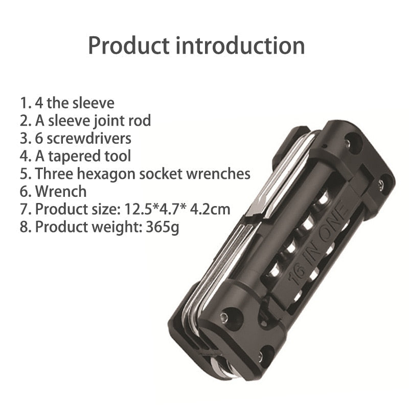 Multifunctional Pocket Size Bike Tool - Image 6