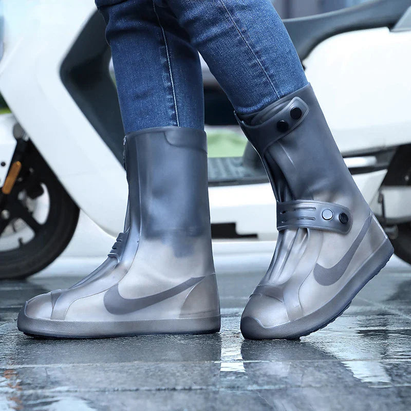 Dry Shield Reusable Non-Slip Silicone Waterproof Shoe Covers - Image 1