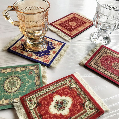 Mini Turkish Carpet Mug Coaster - Image 0