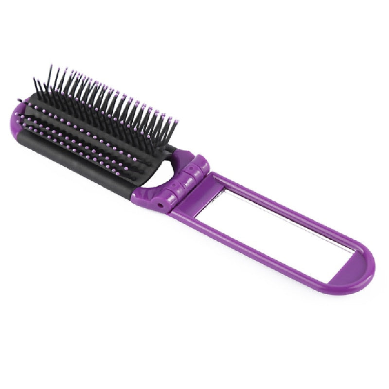 Professional Portable Foldable Hair Brush Mirror - Image 6