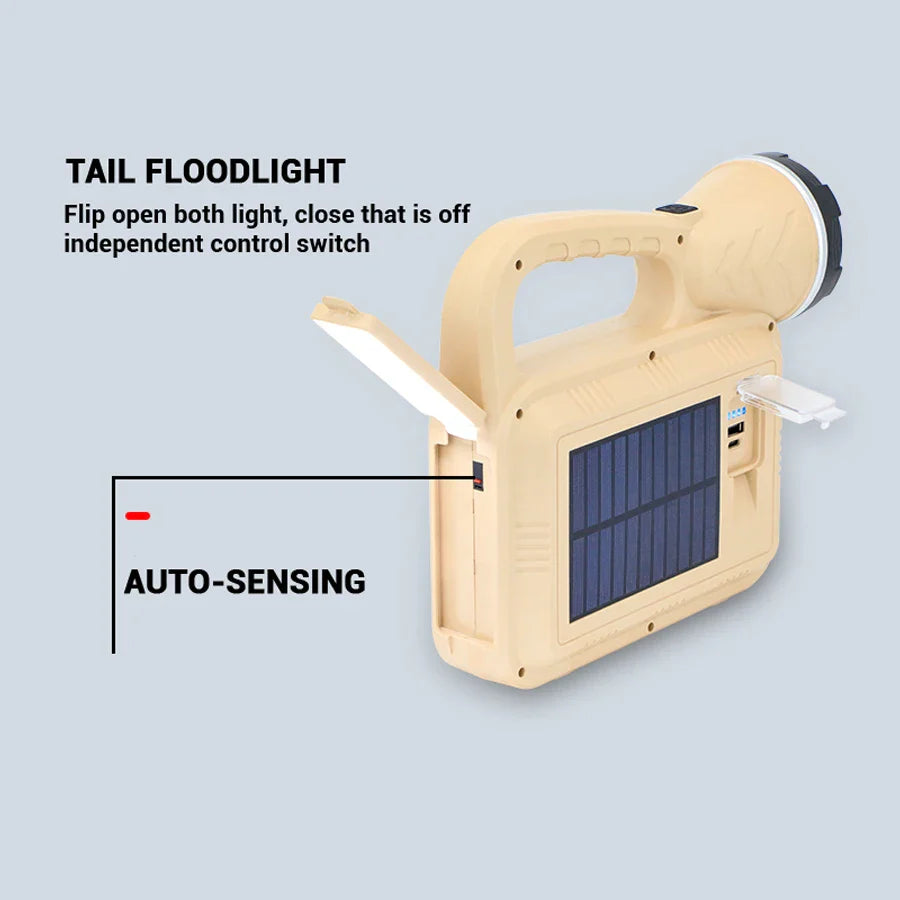 Sun Glow Solar LED Camping Flashlight - Image 5