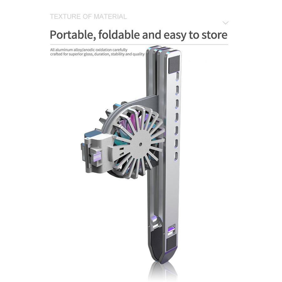 Foldable Dual Fan Laptop Cooler Stand - Image 5