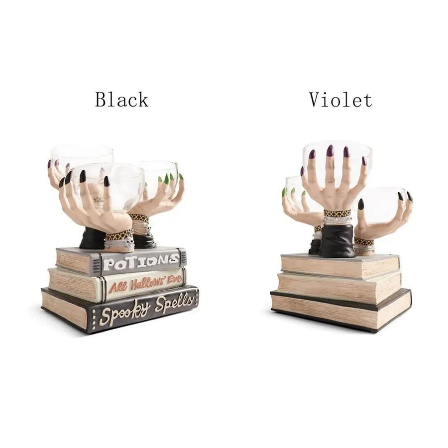 Witch Hand Vintage Resin Party Snack Holder - Image 1