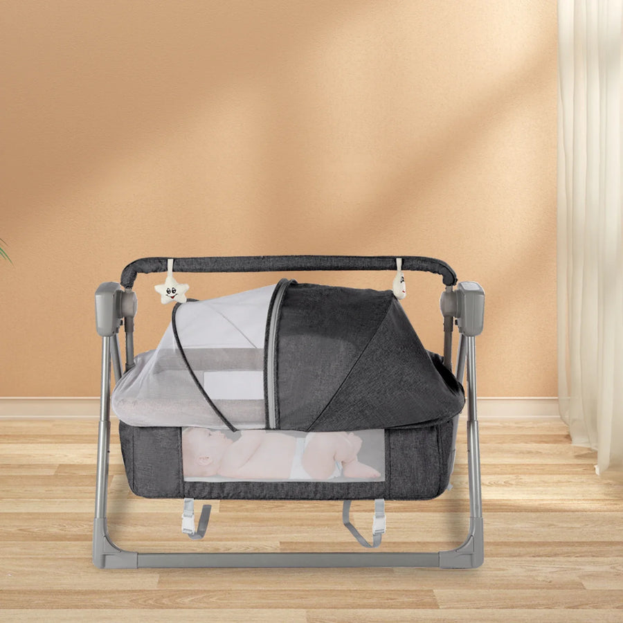 Automatic Rocking Music Remote Control Baby Crib - Image 5