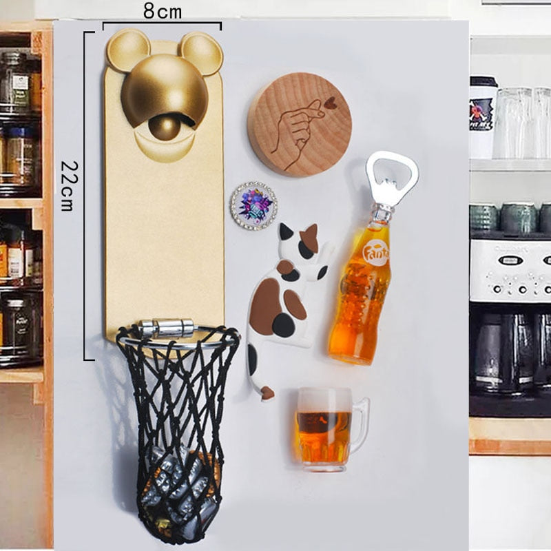 Fridge Magnetic Basketball Bottle Opener - Image 5