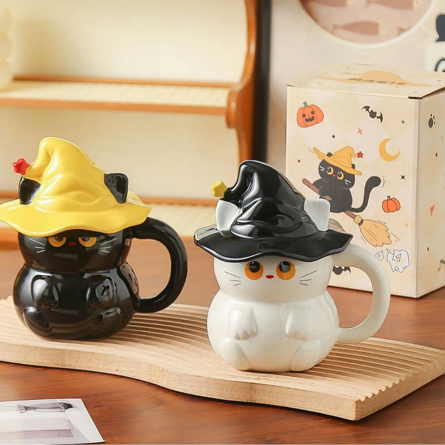 Midnight Witch Cat Mug - Image 6