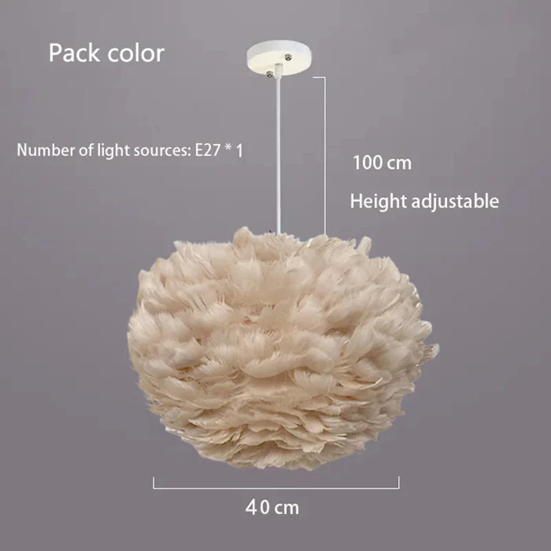 Cloud Like Realistic Feather Chandelier - Image 6
