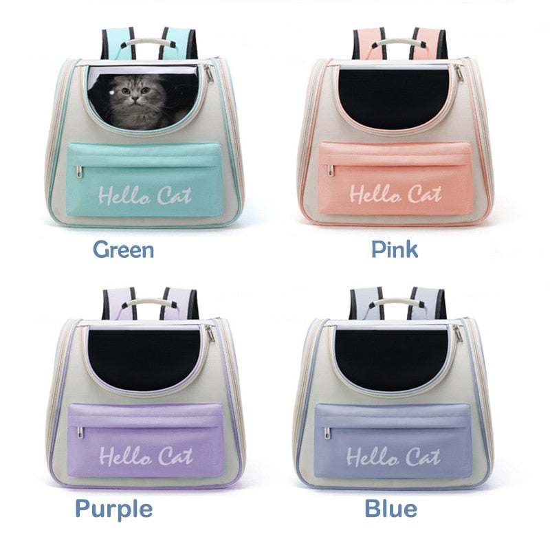 Breathable Transparent Pet Cat Carrier Bag - Image 5