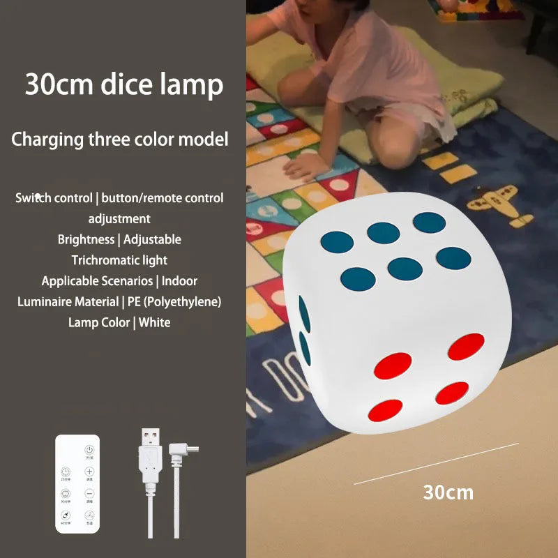 Huge Dice Bedside Atmosphere Floor Table Lamp - Image 7