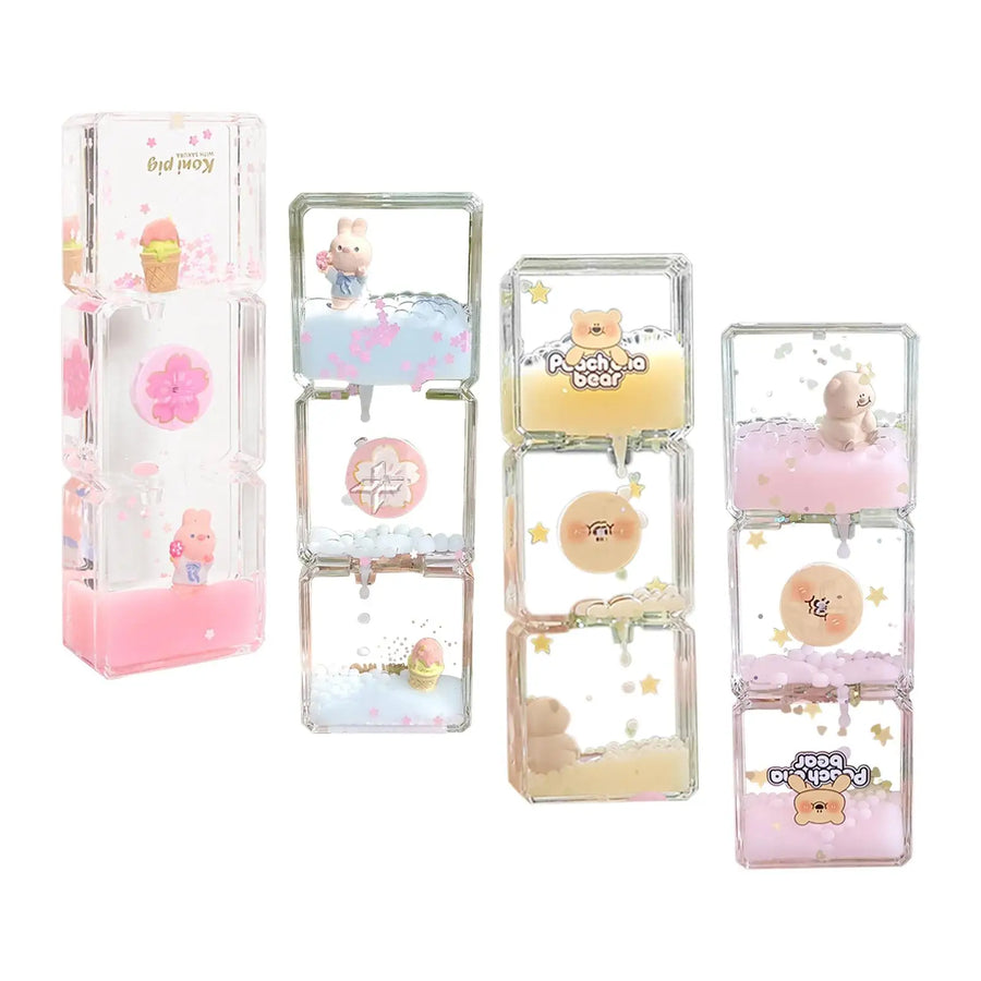 Floral Fantasy Liquid Cartoon Motion Hourglass - Image 8