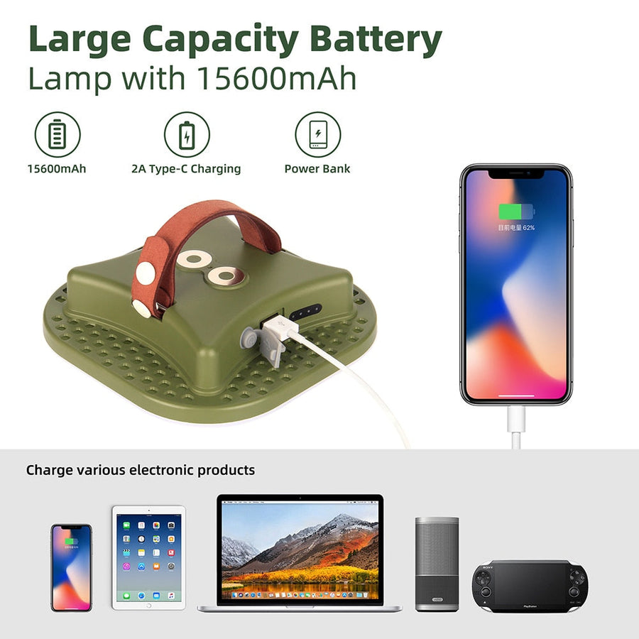Rechargeable Natural LED Light Camp Lamp - Image 2