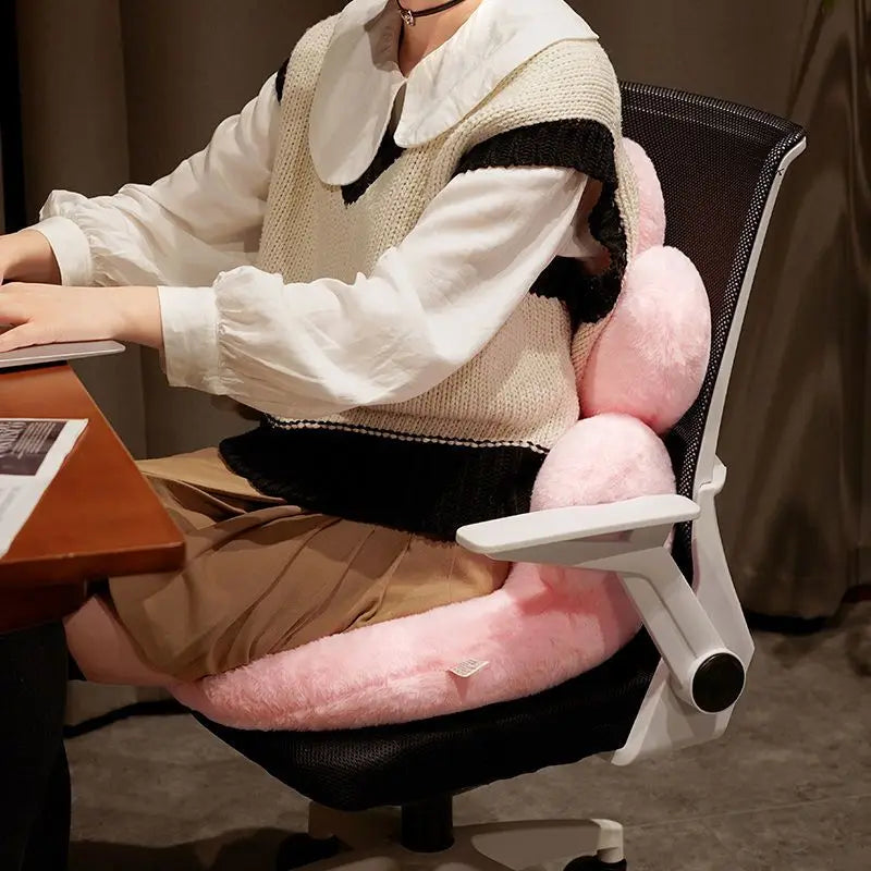 Sunflower Ergonomic Long Sitting Chair Cushion - Image 1