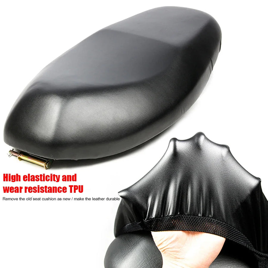 Ultra Stretch Fit Leather Motorcycle Seat Cover - Image 1