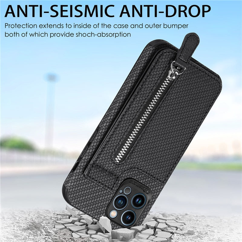 Zip Zip Elegance Wallet iPhone Case - Image 4