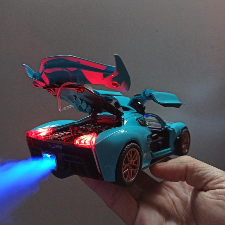 Butterfly Door Exhaust Effects Race Car - Image 0