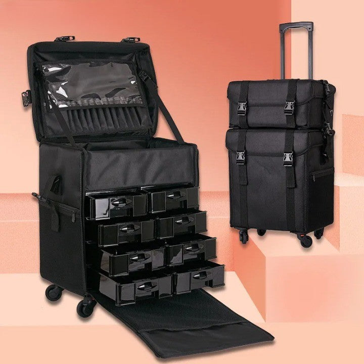Makeup Pro Travel Beauty Toolbox Suitcase - Image 0