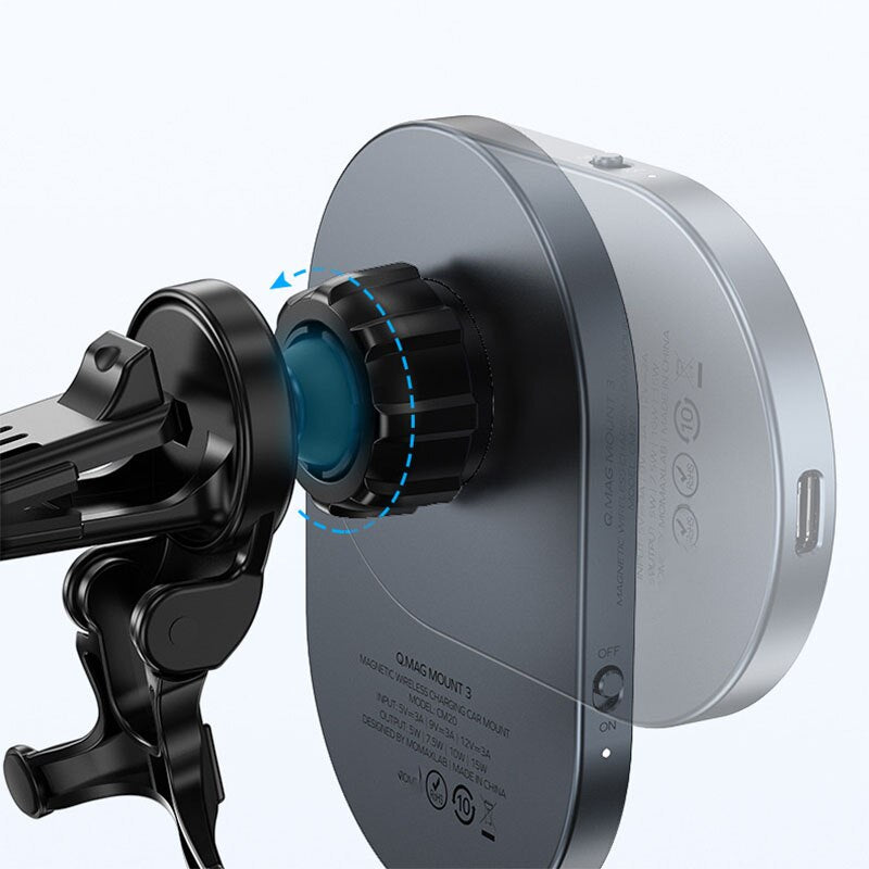 Transparent Car Wireless Magnetic Phone Charger - Image 1