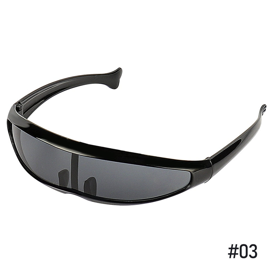 Futuristic Cyborg Cosplay Sunglasses - Image 5