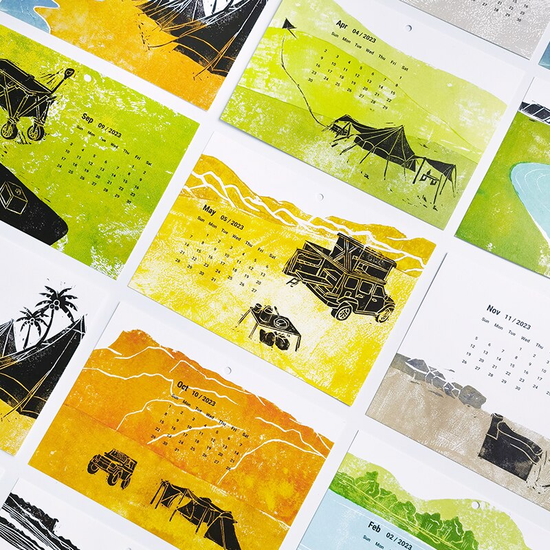 Camping Dreams Tent Desk Calendar - Image 6