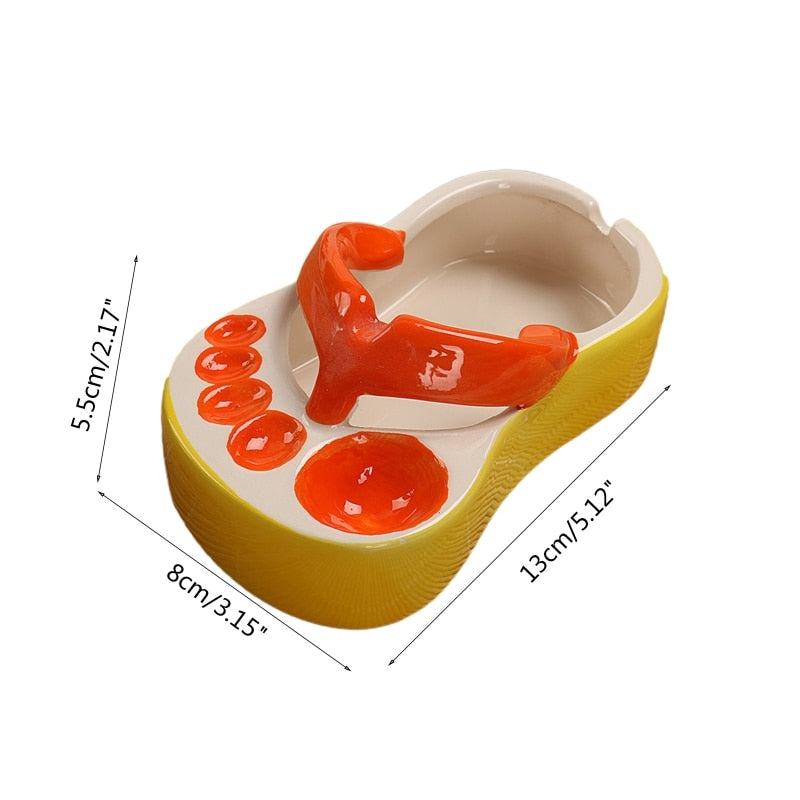 Ceramic Flip Flop Food Serving Bowl - Image 6
