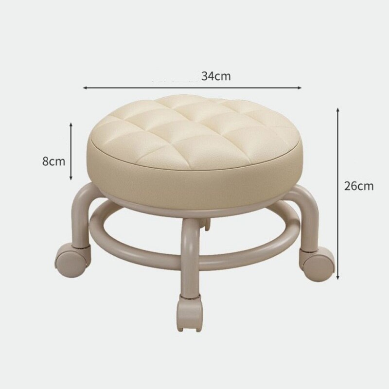 RollEase Mini Rolling Elegant Low Stool - Image 3