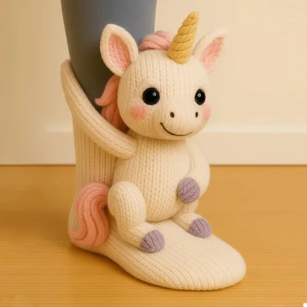 Animal Crew Plush Cozy Socks - Image 7