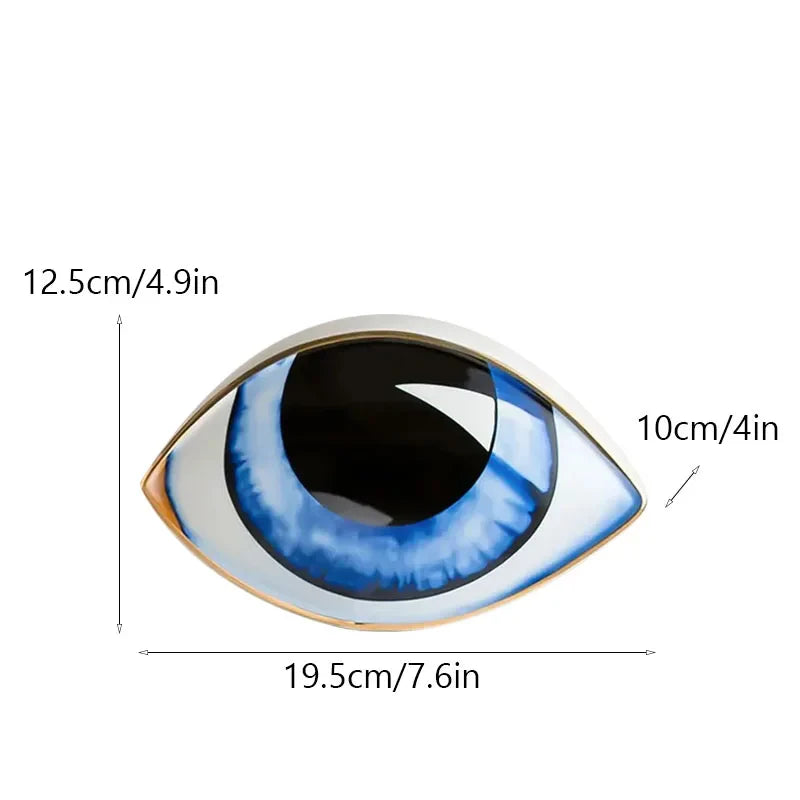 Mystic Eye Sculpture Ceramic Home Decor - Image 9
