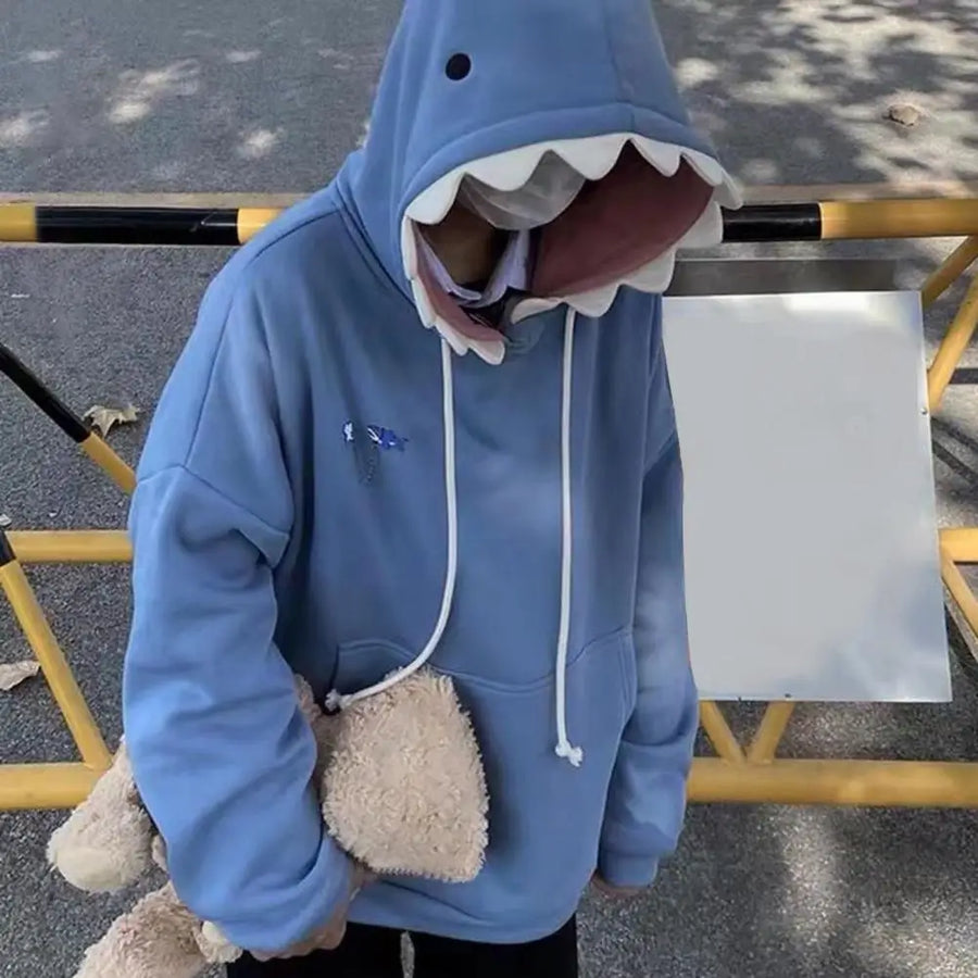 Shark Attack Cozy Hoodie - Image 2